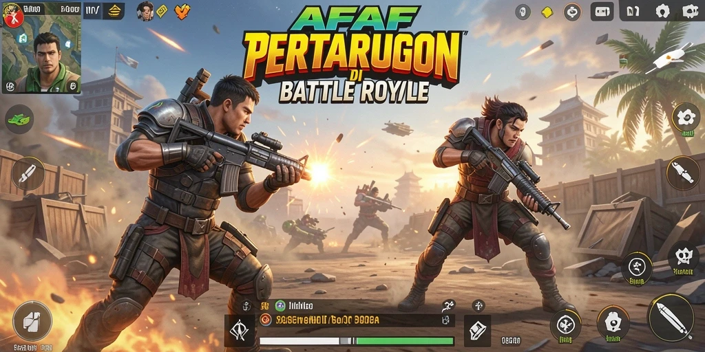 Gameplay seru AFAF dalam ajang Battle Royale.