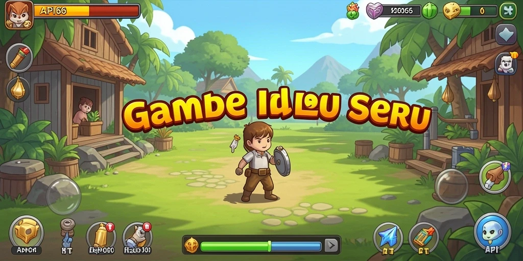Tampilan gameplay utama API66 dengan elemen Idle yang menarik.
