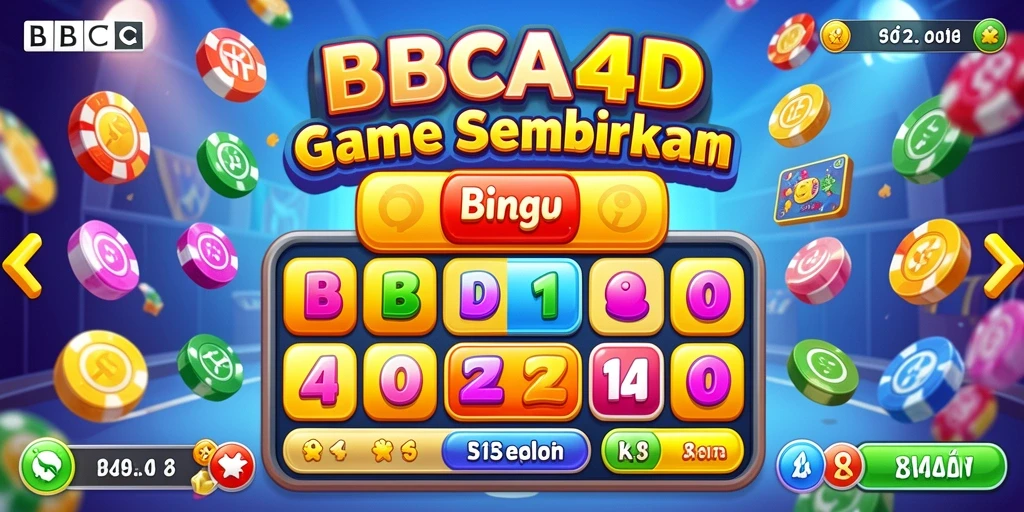 Tampilan gameplay menarik dari aplikasi Bingo BBCA4D.