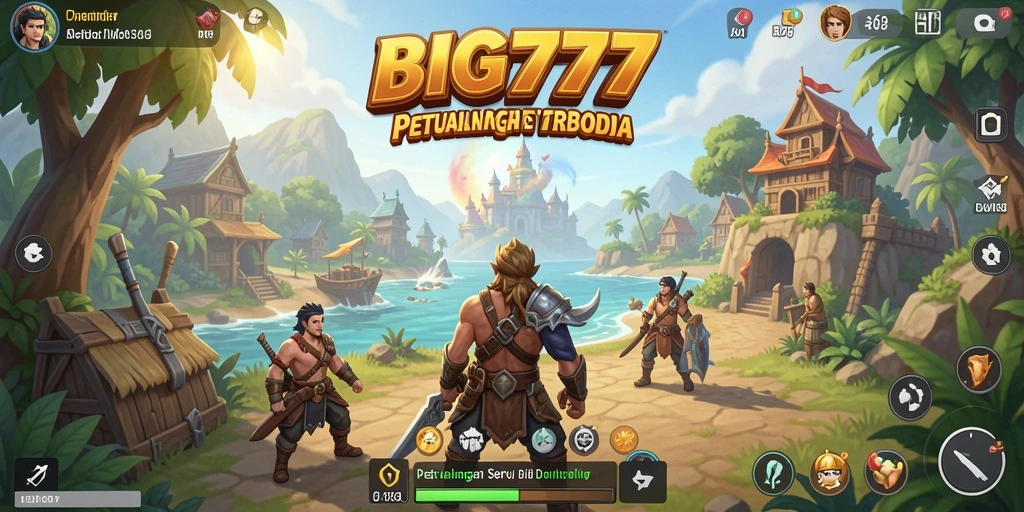 Tampilan gameplay seru dalam dunia terbuka BIG777.