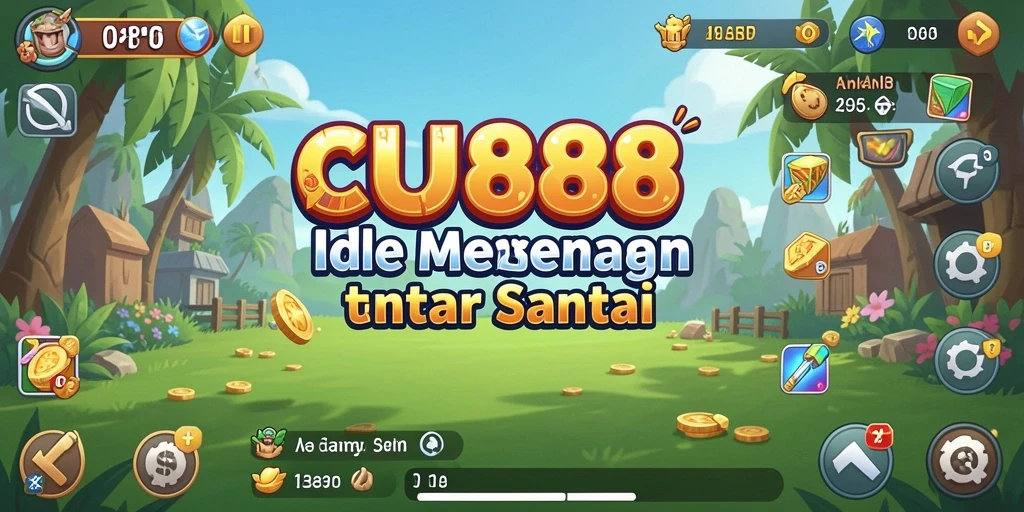 Screenshot utama CU888 menampilkan gameplay Idle yang menawan.