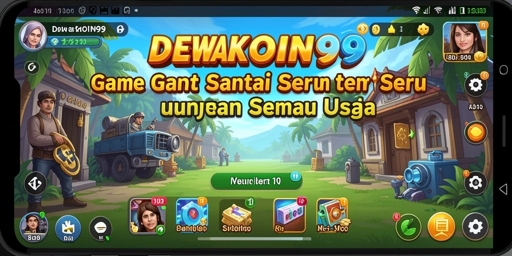 Menampilkan gameplay <strong>DEWAKOIN99</strong> yang mengasyikkan dengan grafis menarik.