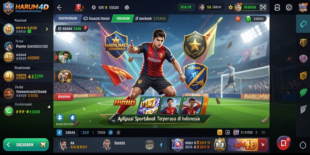 Tampilan gameplay Sportsbook yang menarik dan interaktif.